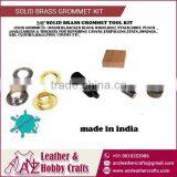 3/8 " Solid Brass Grommets Kit with Anvil