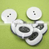 SGS Certified Wholesale Newest Fashion 2 Hole Black and White Button,doll Fish Eye Button thumbnail-2