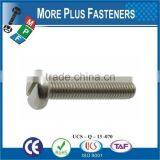 Made in Taiwan DIN 85 ISO 1580 Slotted Pan Head Machine Screw DIN 85 thumbnail-5