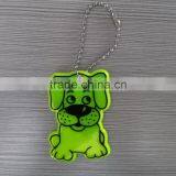 EN71 Promotional Plastic Dog Shape Reflector Keychain Hanger Souvenir thumbnail-3