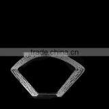 Optic Crystal Glass Fan Shaped Iceberg , Sector Iceberg For Souvenirs Office Decoration JKC-0086 thumbnail-2