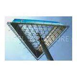 Advertisement Rotating Steel Structure Billboard / Monopole Display Billboard 206m