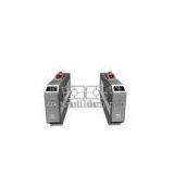 Retractable Flap Barrier Swing Gate Turnstile With IR Detector , Turnstile Security Systems