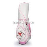 Pink White Golf Bag/ yb Fancy Golf Bag Golf Bag/fancy Golf Bag