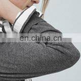 Long Cotton Cardigan Side Slit Hem Women Sweater thumbnail-5