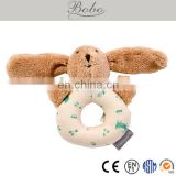BU142614-A plush stuffed rabbit rattle for babies