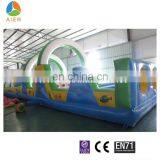 2017 Aier Factory Giant Inflatable Obstacle for Adults/obstacle Course for Rental