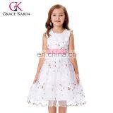 Grace Karin Cute Sleeveless White Lace Girl Party Wear Western Dress CL007553-1 thumbnail-1