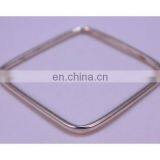 92.5 Square Shape Silver Bangle Bracelet thumbnail-1