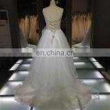1A092 New Arrival 2016 Hot Sale Pure Diamond Neck Ruffled Layered Organza Skirt Prom Ball Gown Wedding Dress thumbnail-2