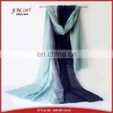 Colourful Thin Fashion Pashmina Scarf Gradient Color Acrylic Scarf thumbnail-4