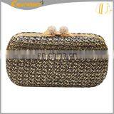 2015 China Straw Bag Wholesalers, Colorful Straw Clutch Bag, Fashion Ladies Straw Bag