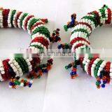 Belly Dance Bangles / Afghani Bangles / Pearl Beaded Bangles / Bohemian Jewelry / Christmas Gift / Gift for Her/ Vintage Bangles thumbnail-4