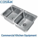 201 304 custom made commercial restaurant stainless steel kitchen sink bowl