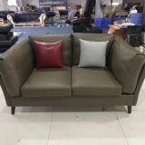 Home Furniture Italian Style Modern Living Room Leather Feather Sofa thumbnail-5