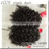 Luxurious no chemical high quality raw unprocessed mongolian curly hair weave