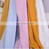 Chinese manufacturer 100D 92% polyester 8% spandex 4 way stretch moss crepe woven fabric