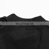 Women Zip up Buckle Close Long Ruched Sleeve Cropped Black Bomber Jacket thumbnail-3