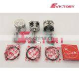 3TNE72 Piston - Suitable for YANMAR Excavator 3TNE72 thumbnail-1