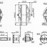 D4108 22.2V 14.8V Disk Brushless Motor Four Axis and Six Axis L Multi Axis Aircraft Mode for Aircraft and RC Models thumbnail-2