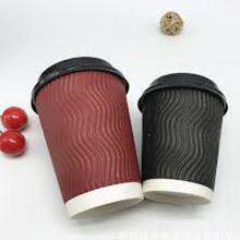 12oz Disposable Kraft Paper Cups for Hot and Cold Drinks Triple Walled Ripple Cups for Coffee Thick And Strong 330 GSM Paper thumbnail-2