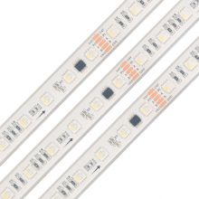 led light 24V DMX512 RGBW flexible led strip 60LEDs/M White PCB