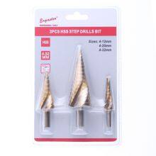 Step Drill Brocas Bit - Titanium Coated, Double Cutting Blades thumbnail-4
