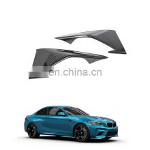 Car Accessories Modified Surrounded Carbon Fiber Front Bumper Lower Corner Decoration Front bumper angle For BMW M2