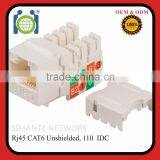 Cat6 RJ45 Punch-Down Keystone Jack thumbnail-2