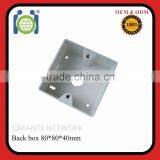 New ABS 80 Type Faceplate 80*80*40mm Back Box