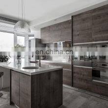 Modular Kitchen Furniture Storage Customized Wood Color Melamine Design Plywood Kitchen Cabinets thumbnail-1