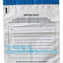 Tamper Evidence Bags With Barcode And Serial Number Bank Money Coin Deposit Change Security Bags thumbnail-5