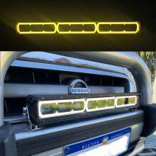 Super Bright 28 Inch 180W Off Road 6D Driving Beam Led Light Bar With Red Green Blue Amber White Daytime Running Light Optional thumbnail-2