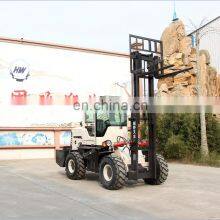 Diesel Forklift Truck Loader Bucket With Attachment 4WD Truck Mounted Forklift thumbnail-3