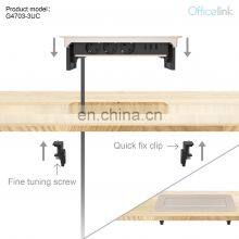 Desk Power With German Socket Outlets Triple USB Charger thumbnail-4