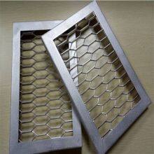 Ship Platform Pedals Outdoor Curtain Wall Aluminum Mesh Stainless Steel Plat