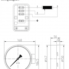 0-1.6MPA Constant Pressure Water Supply Remote With Inverter Resistance Remote Pressure Gauge thumbnail-4