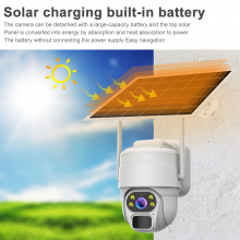 AOV Solar Panel Security Camera H.265 2MP 3MP 4MP Security Outdoor Two Way Voice Intercom Network CCTV PTZ IP Camera thumbnail-3