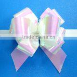 Double Gold-lines Poly Ribbon Pull Bow for Decorative Birthday Flower or Gift Packaging thumbnail-5