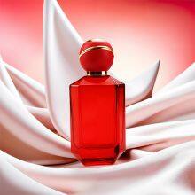 Wholesale Flower Premium Luxury 100ml OEM Eau De Toilette Red Glass Perfume Bottle for Women for Evening Dinners