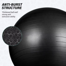 Eco-friendly PVC Anti Burst Heavy Duty Stability Fitness Exercise Yoga Gym Ball With Pump thumbnail-5