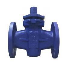 ANSI DN250 Cast Iron Ductile Iron Plug Valve PN16 Cast Steel WCB Flange Plug Valve Worm Gear Manual Plug Valve thumbnail-3