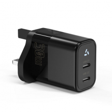 65W GaN Uninterruptible Power Charger, Pocket-Sized 5000mAh PD Power Bank for Mobile Devices, Black thumbnail-5