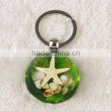 Promotional Real Amber Round Shape Wholesale Crystal Key Chain thumbnail-2