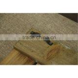 Animal Black Rooster Zodiac Antique Decorative Slat Wood Wall Plaque With Hooks thumbnail-5