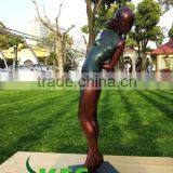 Bronze Ancient Shanghai Dancer Statue