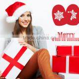 [Alforever]gloves Snowflakes Christmas Stickers Deco Decal Removalbe thumbnail-1
