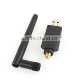 Mini 2T2R 300Mbps Wireless Usb Wifi Adapter With External Antenna With WPS Botton thumbnail-2