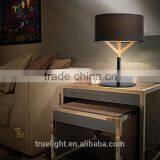 Wooden+steel E27*1 Table Lamp, Fabric /cloth Desk Light Contemporary Table Light Quality Choice thumbnail-1