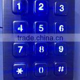12 Keys Metal Industrial Numeric Backlight Metal Keypad thumbnail-1
